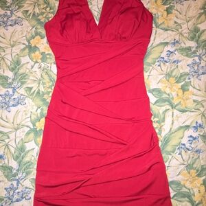Body Central Vibrant Red Mini Dress